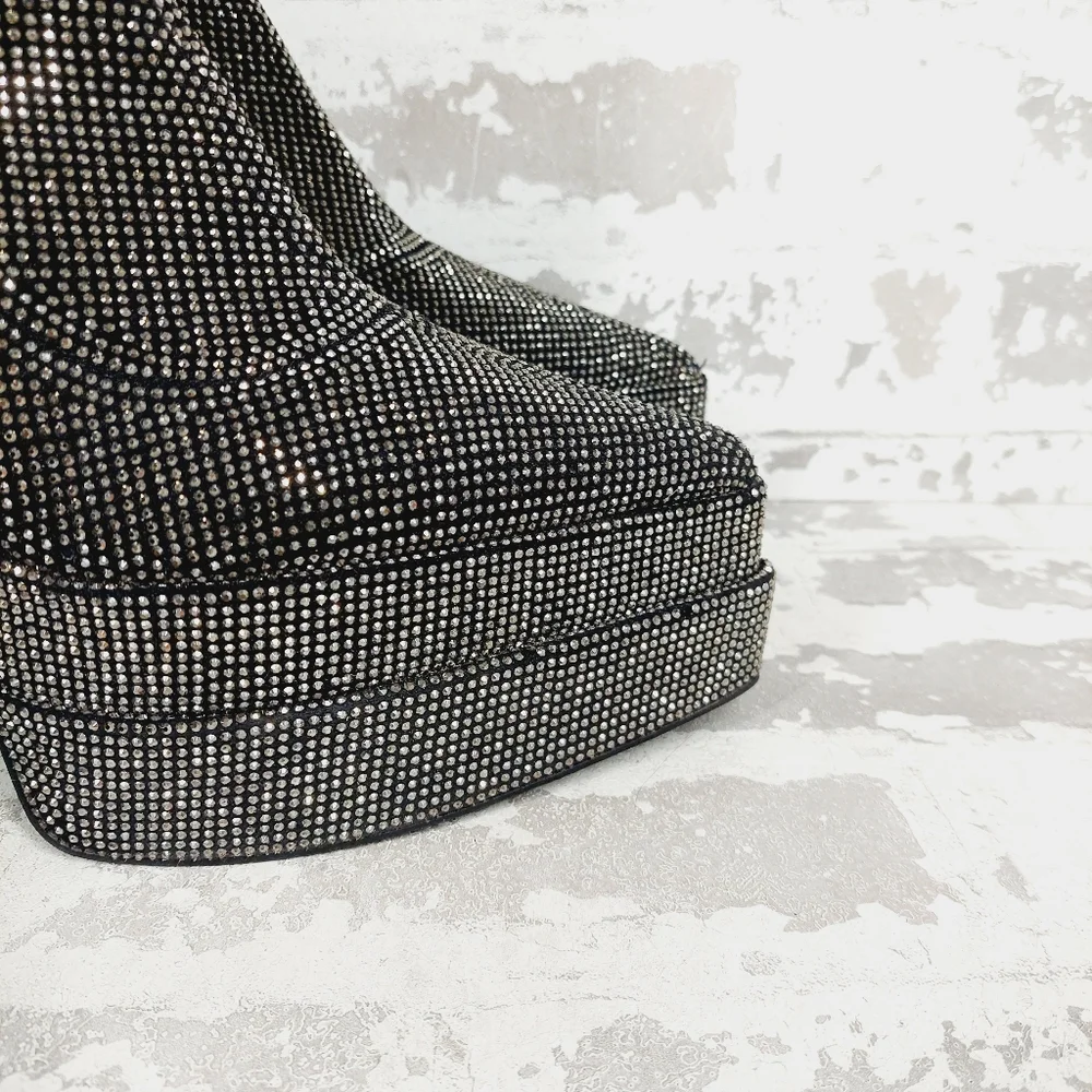 NEW Steve Madden Sultry Studded Platform Over the Knee Boots C1058 - Picture 7 of 16